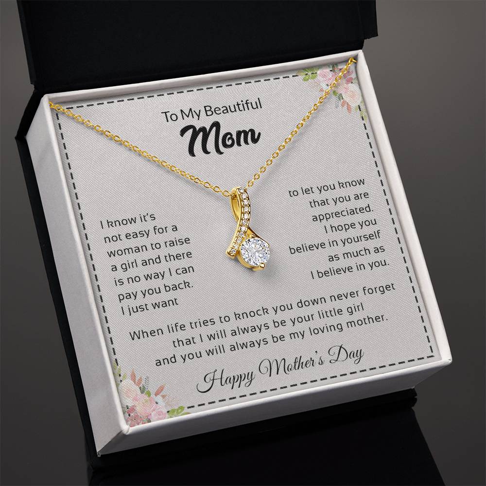 To My Beautiful Mom | Alluring Beauty necklace