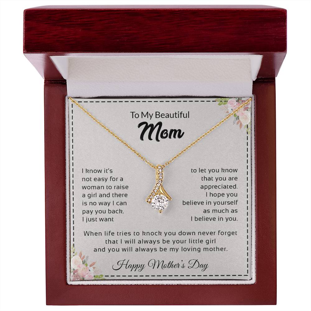 To My Beautiful Mom | Alluring Beauty necklace