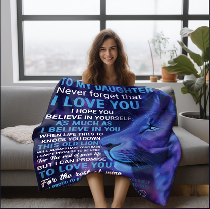 To My Daughter | FLM Arctic Fleece Blanket 50x60