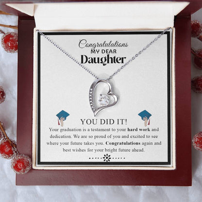 Congratulations My Dear Daughter | Forever Love Necklace