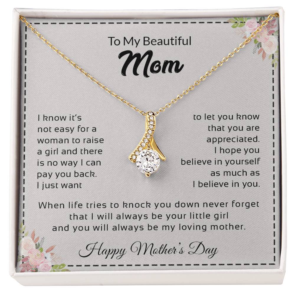 To My Beautiful Mom | Alluring Beauty necklace