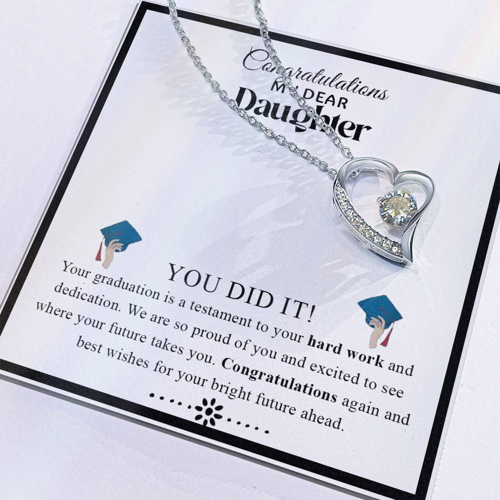 Congratulations My Dear Daughter | Forever Love Necklace