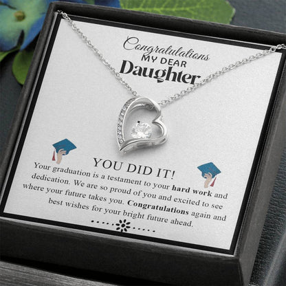 Congratulations My Dear Daughter | Forever Love Necklace